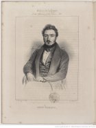 Portrait de Louis Viardot par Benjamin Roubaud dans la Galerie de la presse - 1841