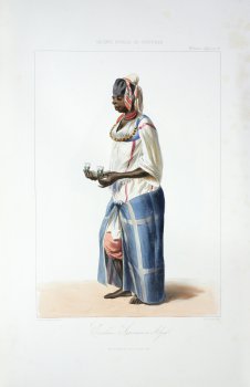 Esclave servante à Alger - Galerie royale de costumes par Benjamin Roubaud
