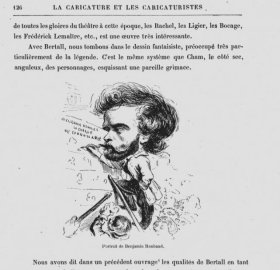 Extrait d'un passage sur Benjamin Roubaud, publié dans "La caricatur et les caricaturistes - Paris Delagrave 1901"