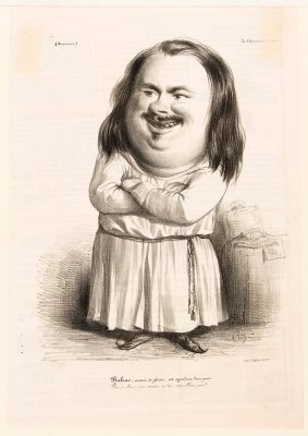 Honoré de Balzac par Benjamin Roubaud - Panthéon charivarique