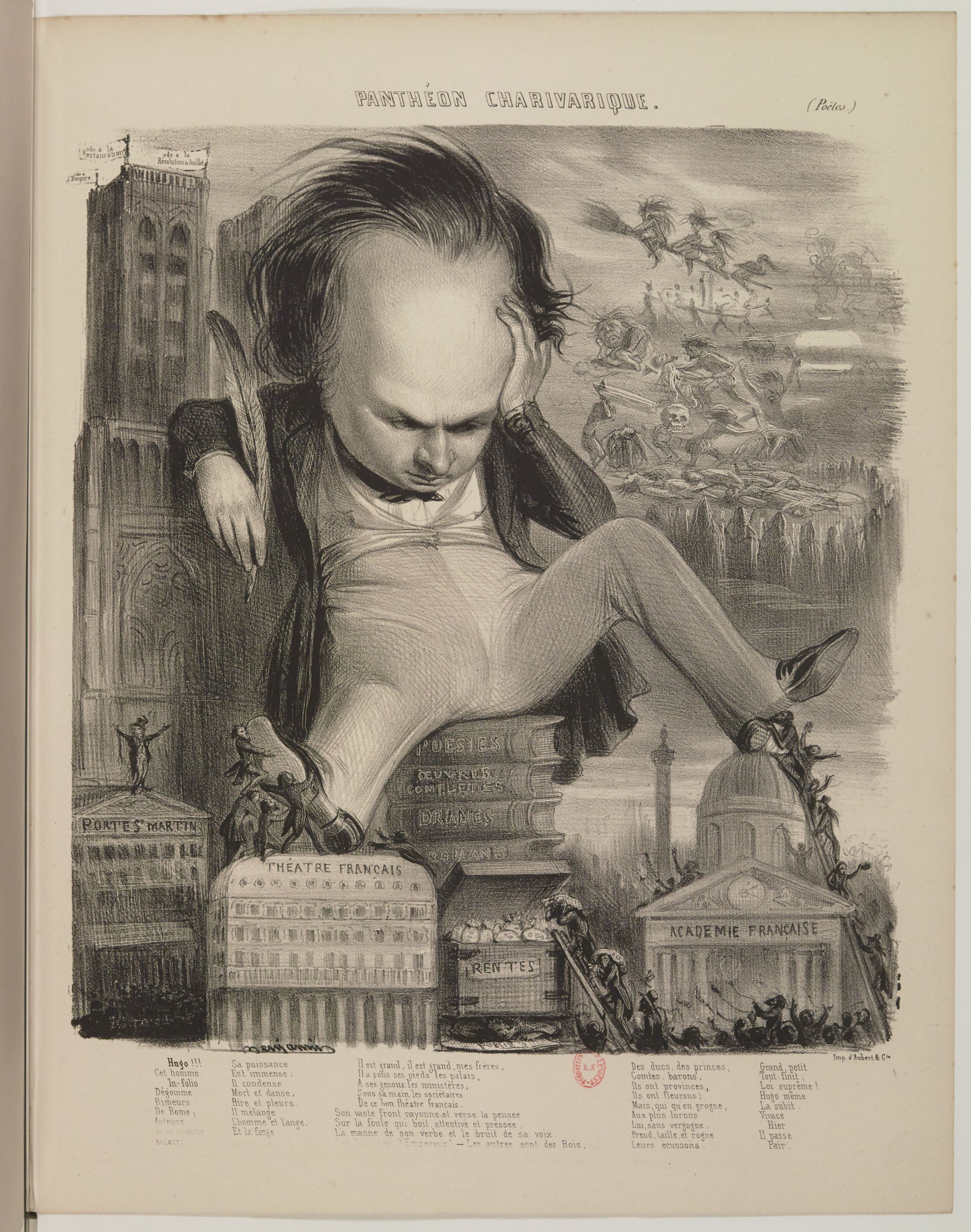 Victor Hugo par Benjamin Roubaud - Panthéon charivarique