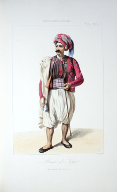 Maure d'Alger (1843) - Galerie royale de costumes par Benjamin Roubaud