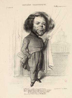 David d'Angers par Benjamin Roubaud - Panthéon charivarique