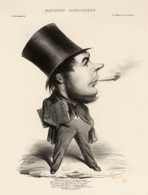 Honoré Daumier par Benjamin Roubaud - Panthéon charivarique