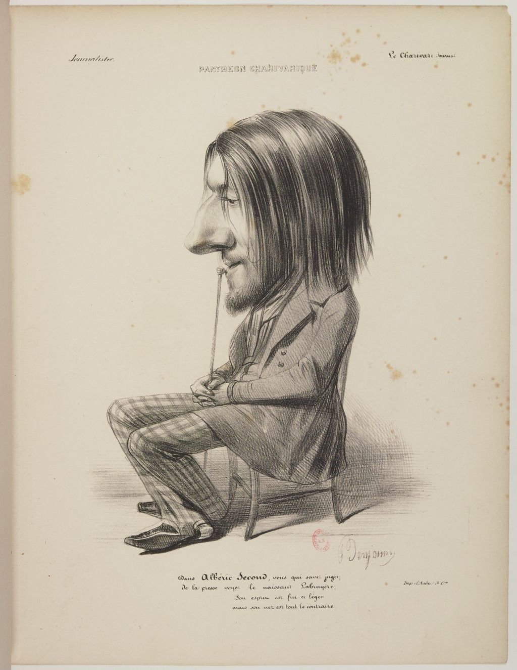 Albéric Second par Benjamin Roubaud - Panthéon charivarique